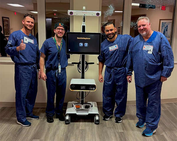 Dr. Ryan Werntz Performs First CORI Robotic