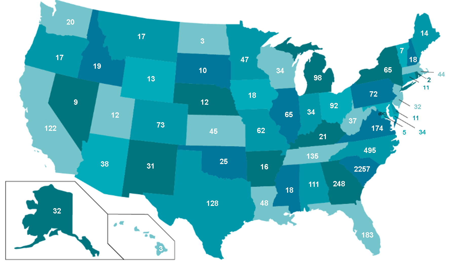 Picture of Where Our Patients Come From