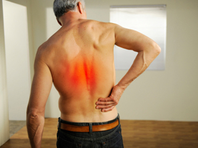 Mid-back Pain - Educational Photo