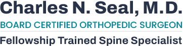 Charles N. Seal, M.D. - Board Certified Orthopedic Surgeon