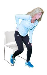 Experiencing back pain while standing from chair Pic