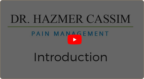 Dr. Hazmer Cassim - Intro video