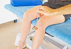 Picture of Physical Examination of the Knee