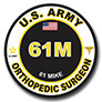 USA Army Orthopedic Surgeon Logo