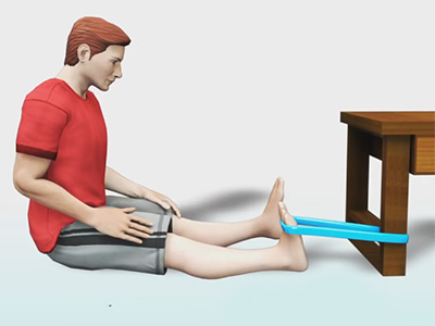 Rehabilitation Exercises for the Foot - Educational Picture