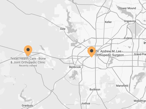 Map of Fort Worth, Texas