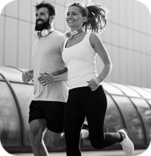 Picture of Running Young Couple