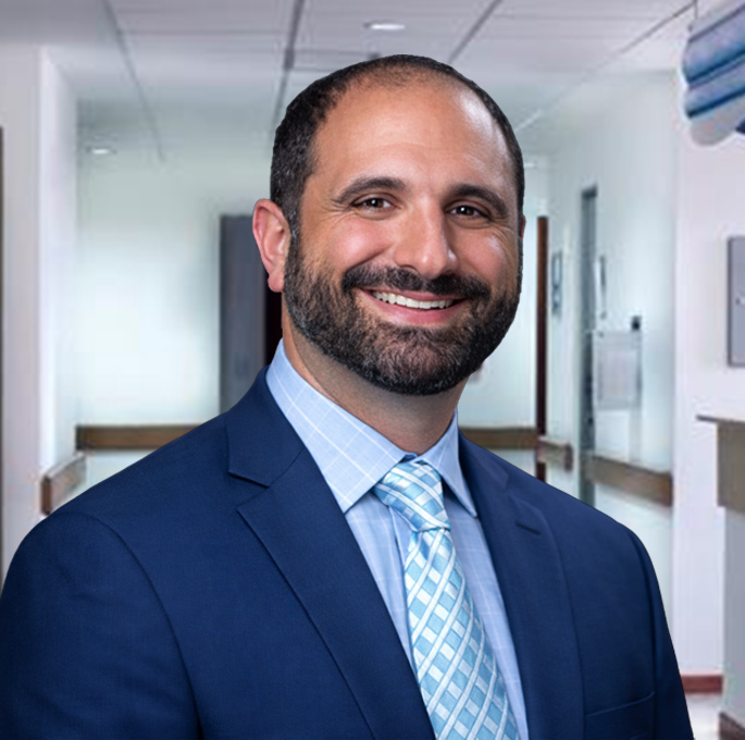 Dr. Sarkis M. Bedikian performing robotic-assisted hip and knee surgery