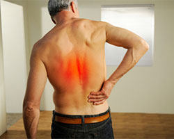 mid back pain