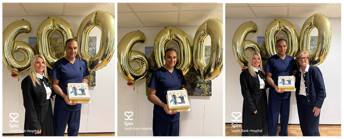 Mr Nadim Aslam Completes Over 600 Mako® Robotic Hip & Knee Replacements