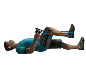 Knee Strengthening Exercises for Osteoarthritis - Educational Picture