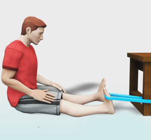 Rehabilitation Exercises for the Foot - Educational Picture