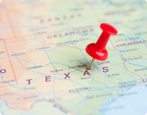 Picture of Map of North Texas region