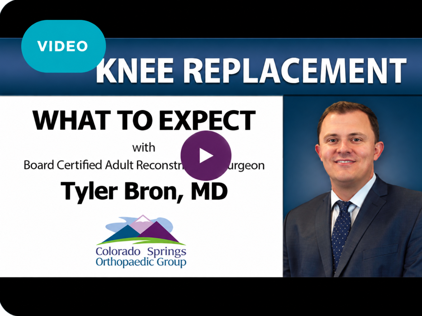 Total Knee Replacement Surgery with Dr. Tyler Bron