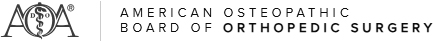 AOA Osteopathic Board Certification in Orthopedic Surgery - Logo