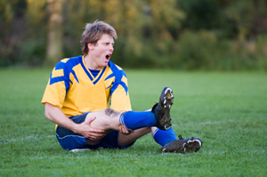 Knee Sports Injuries  - Educational Picture