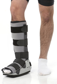 Lower Extremity Fracture Bracing - Educational Picture