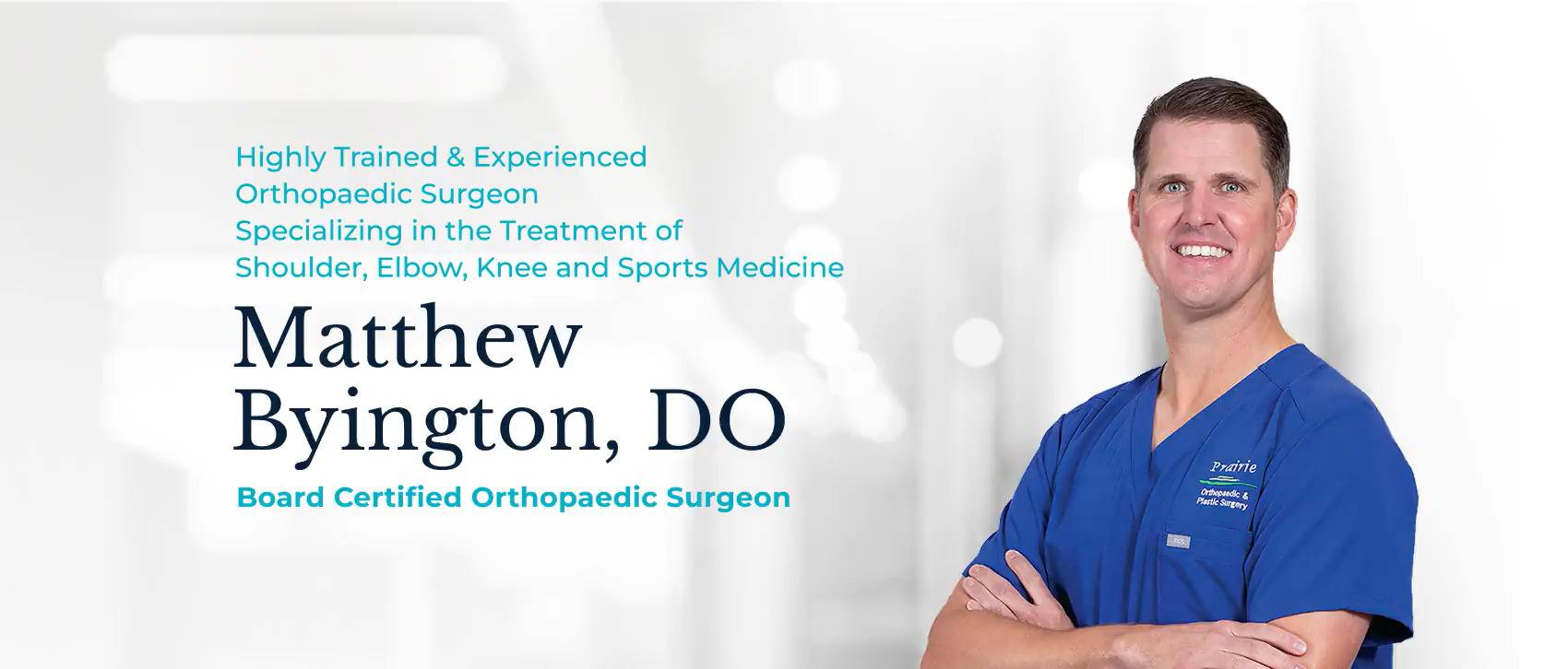 About the video of Matthew Byington, DO, Orthopaedic Surgeon in Omaha and Lincoln, Nebraska