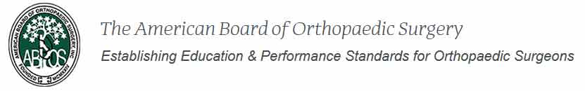 American Board of Orthopaedic Surgery logo
